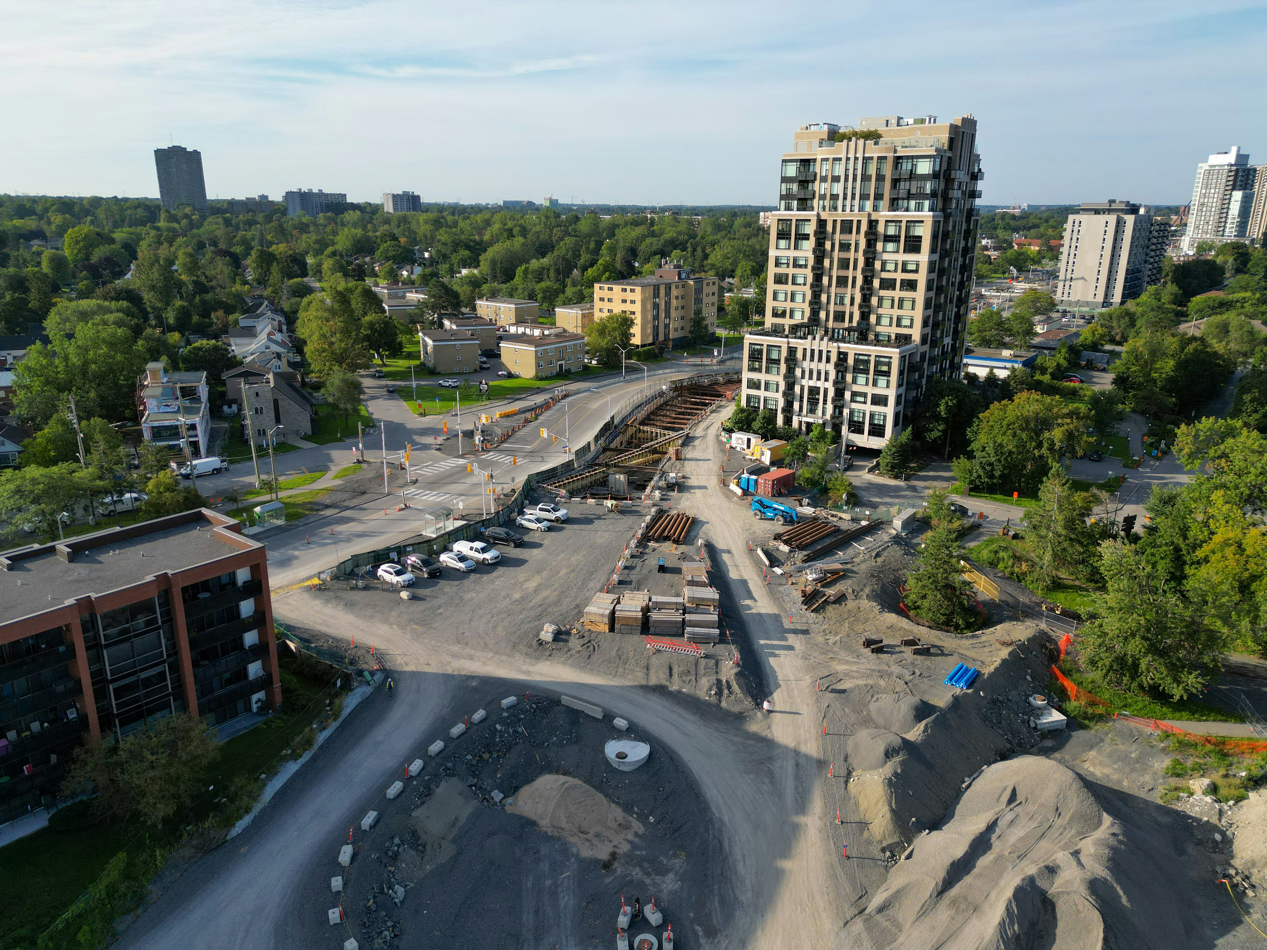 Byron linear area cut and cover tunnel at New Orchard station